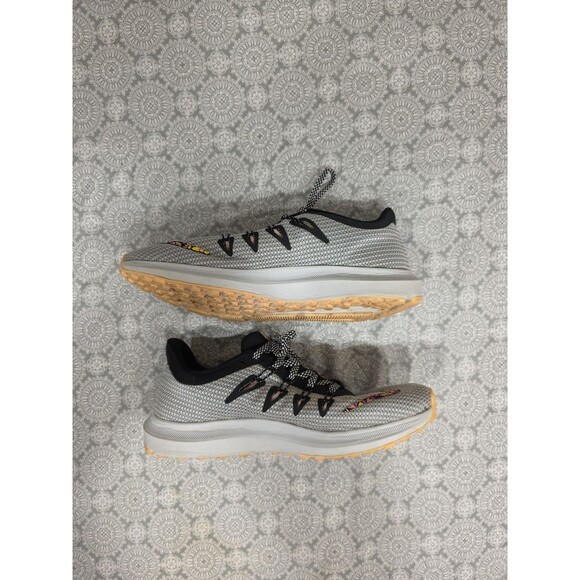 Nike Air Zoom Pegasus 35 Women Gray Pink Floral Running Shoes Size 10 - Picture 6 of 8